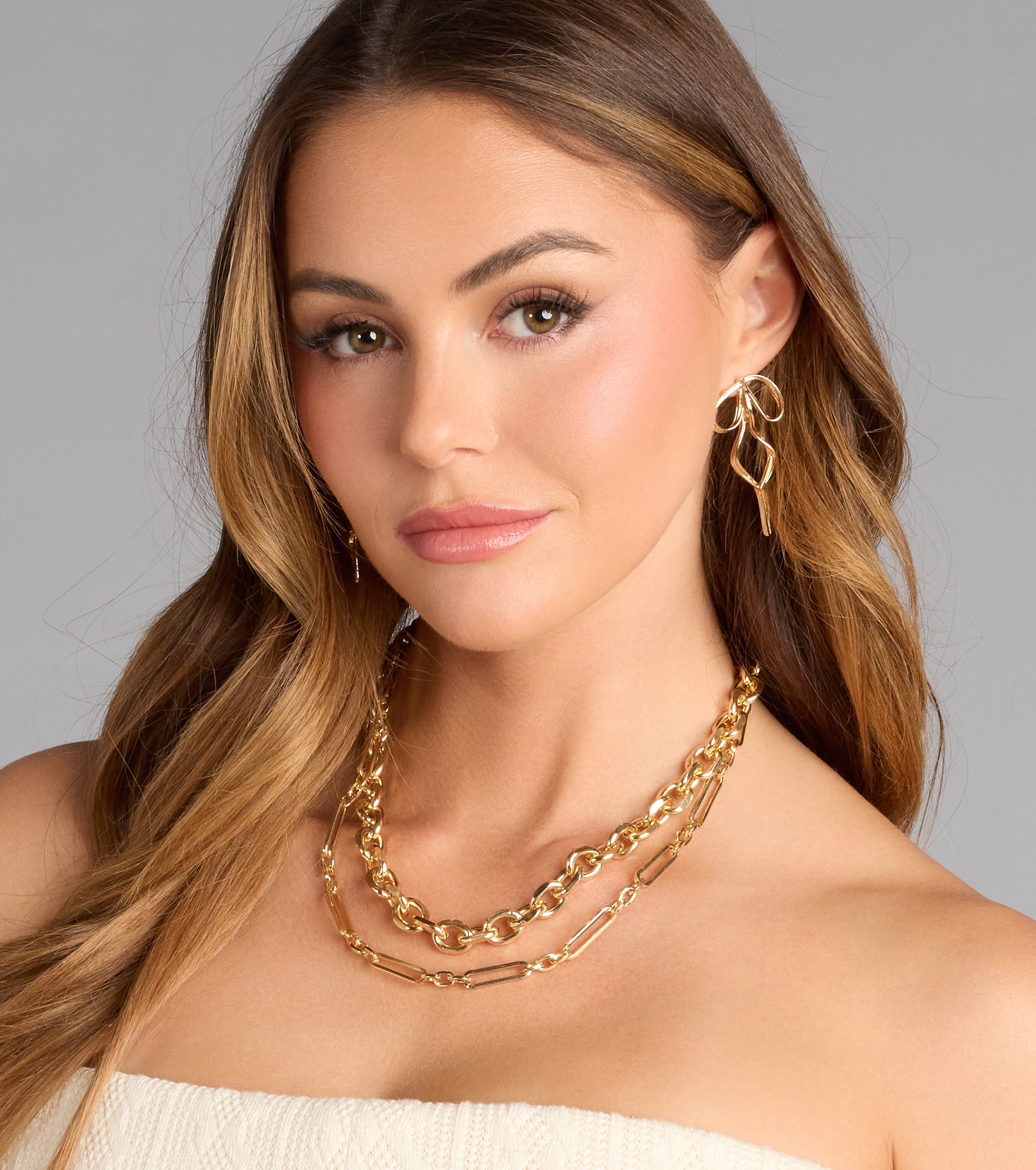 Tie the Drama Bow Earrings