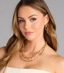 Tie the Drama Bow Earrings