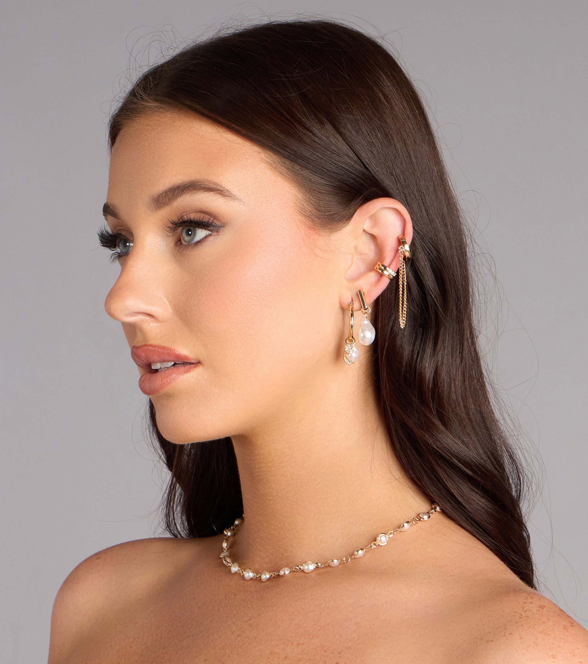 Pretty Pinned Four Pack Earrings