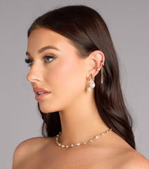 Pretty Pinned Four Pack Earrings
