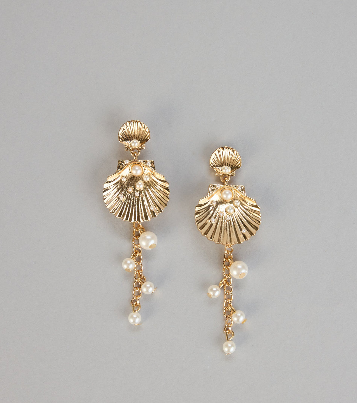 Ocean Glow Pearl Shell Earrings
