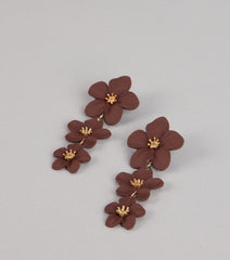 Bloom Boldly Flower Drop Earrings