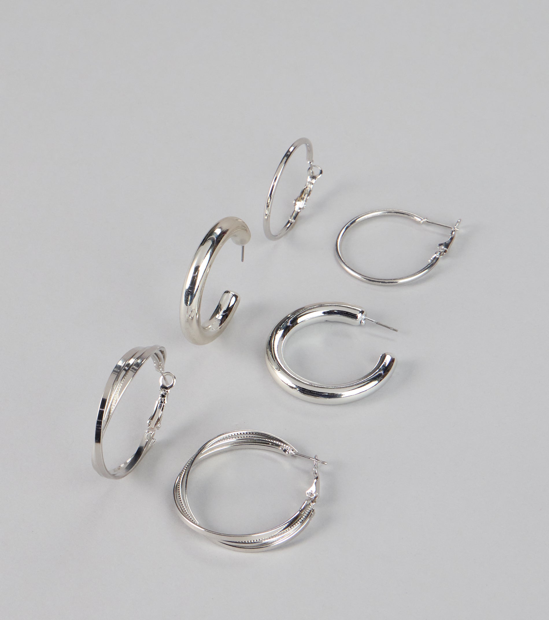 Everyday Shine Hoop Earrings Set