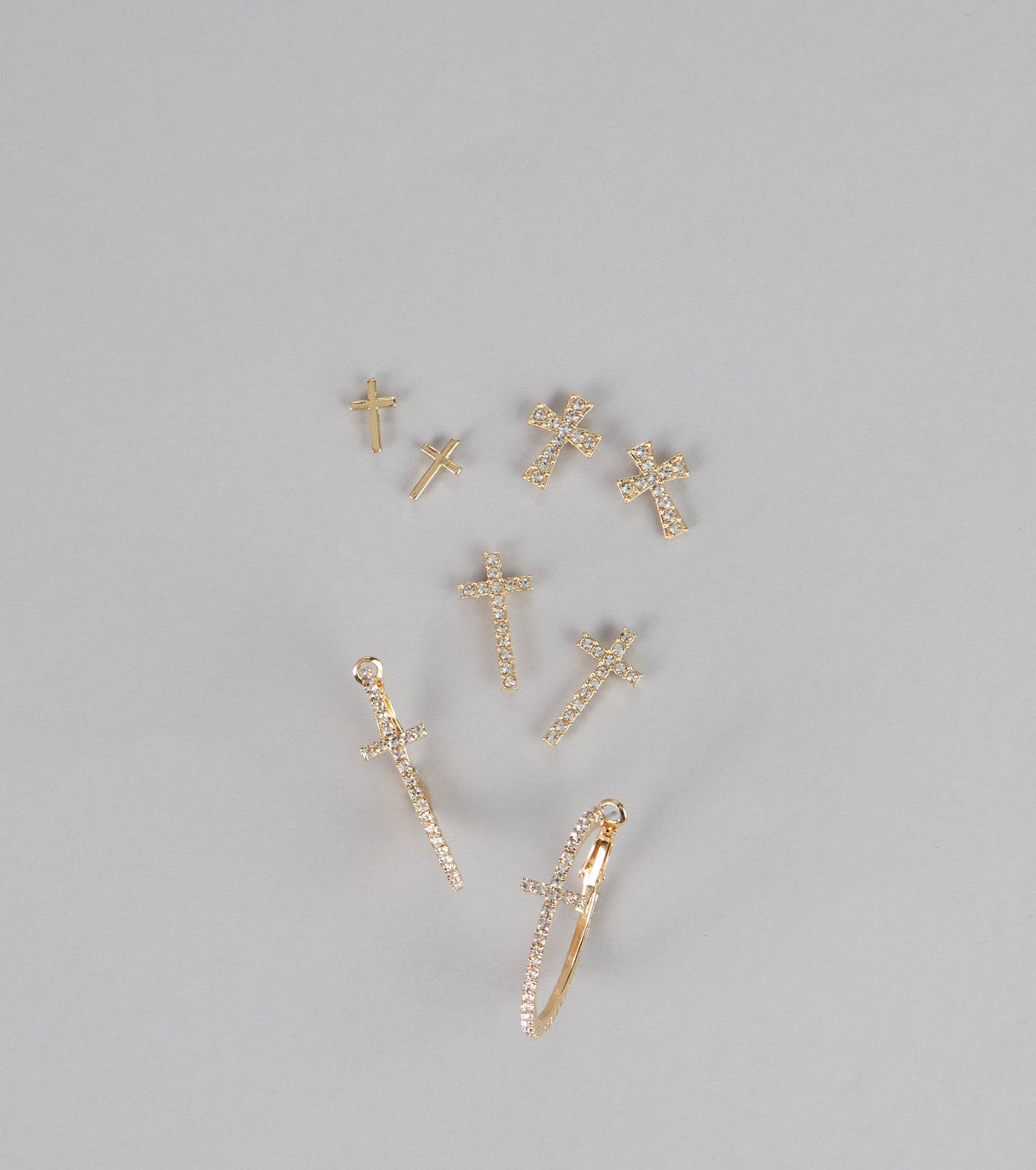 Rhinestone Faith Mini Earring Pack