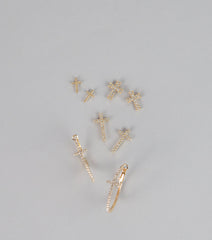 Rhinestone Faith Mini Earring Pack