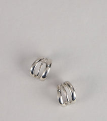 Polished But Chill Cuff-Style Earrings