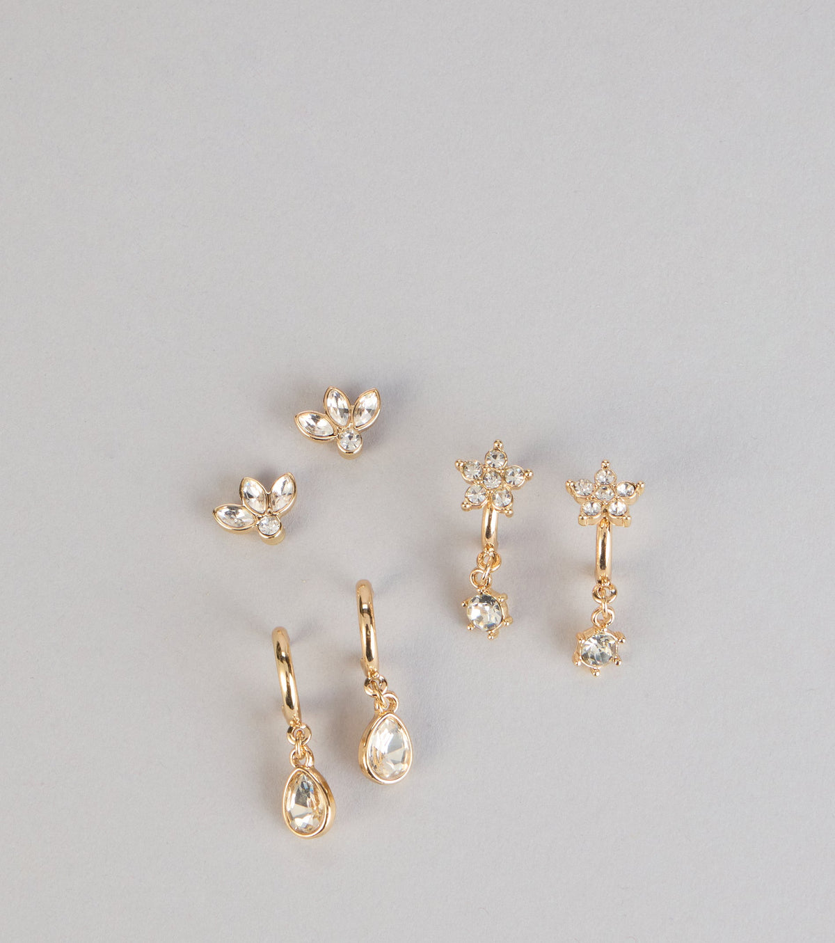 Too Cute To Choose Earring Three Pack