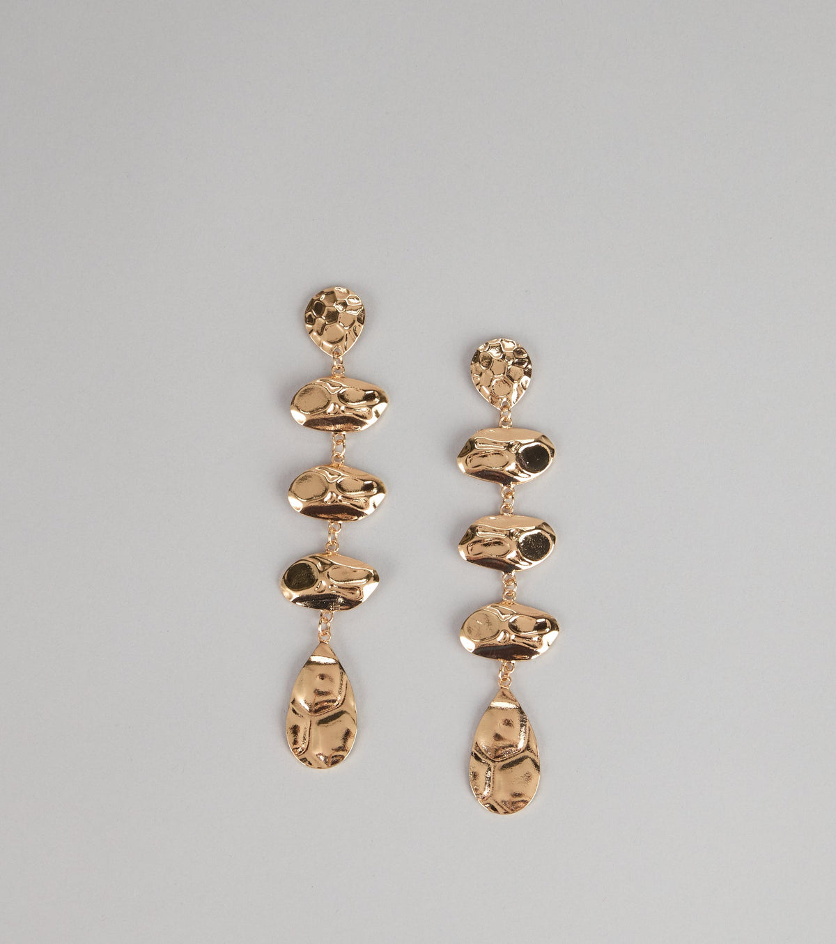 Polished Impact Sculpted Statement Earrings