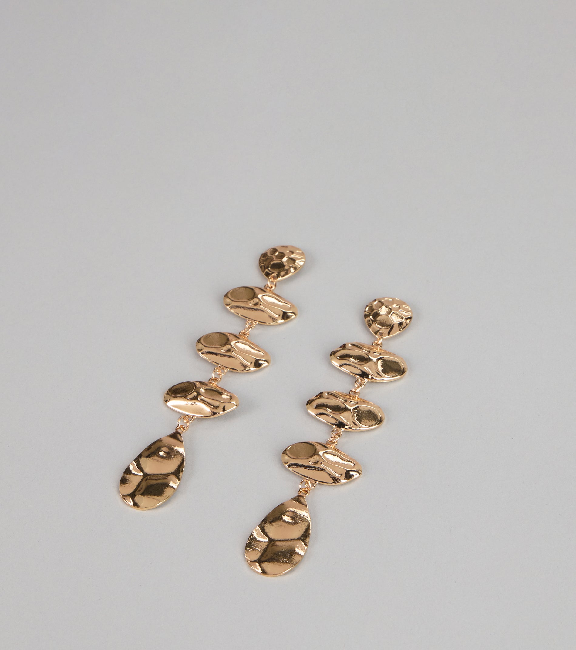 Polished Impact Sculpted Statement Earrings