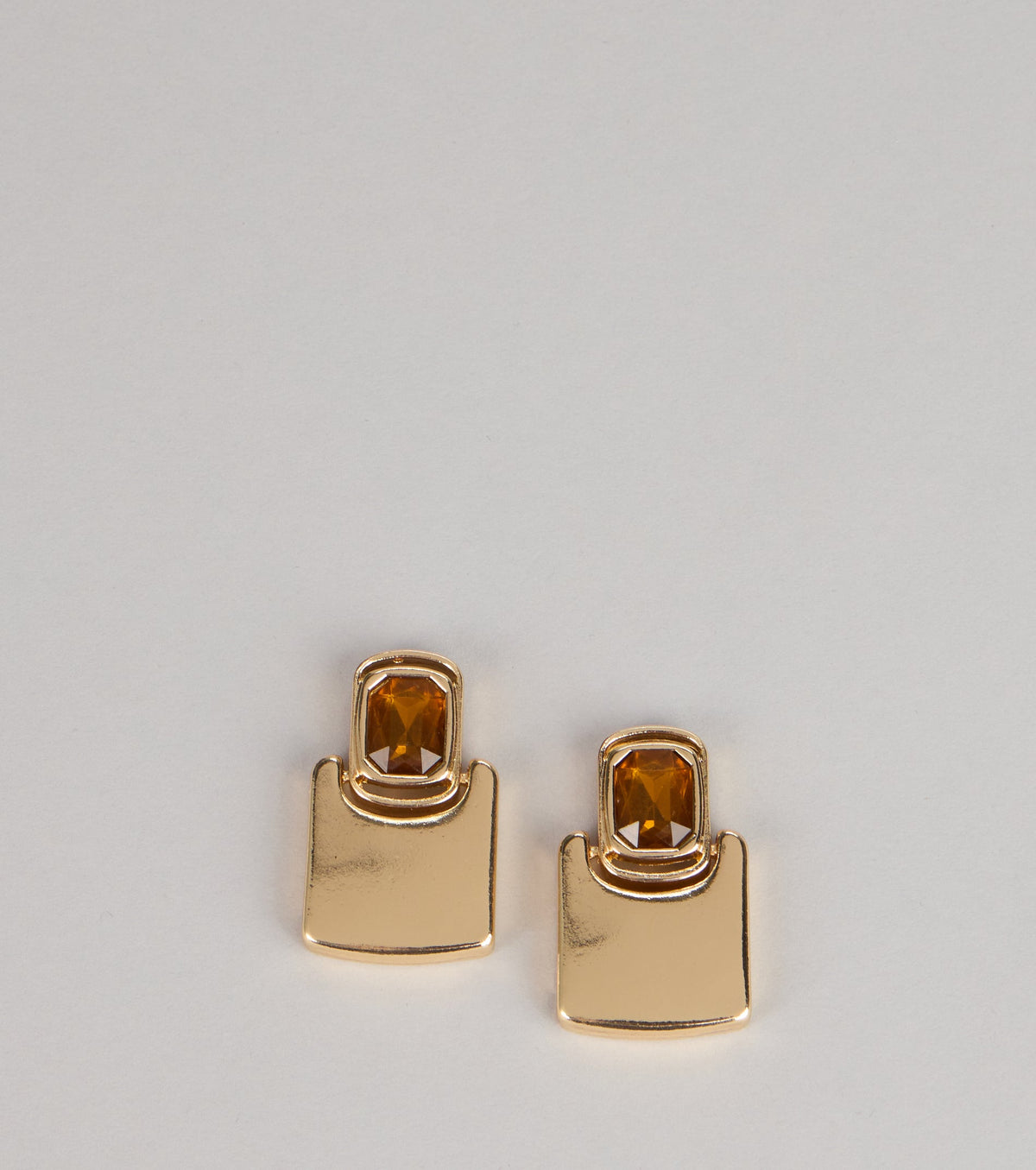 Midnight Spark Garnet Statement Earrings
