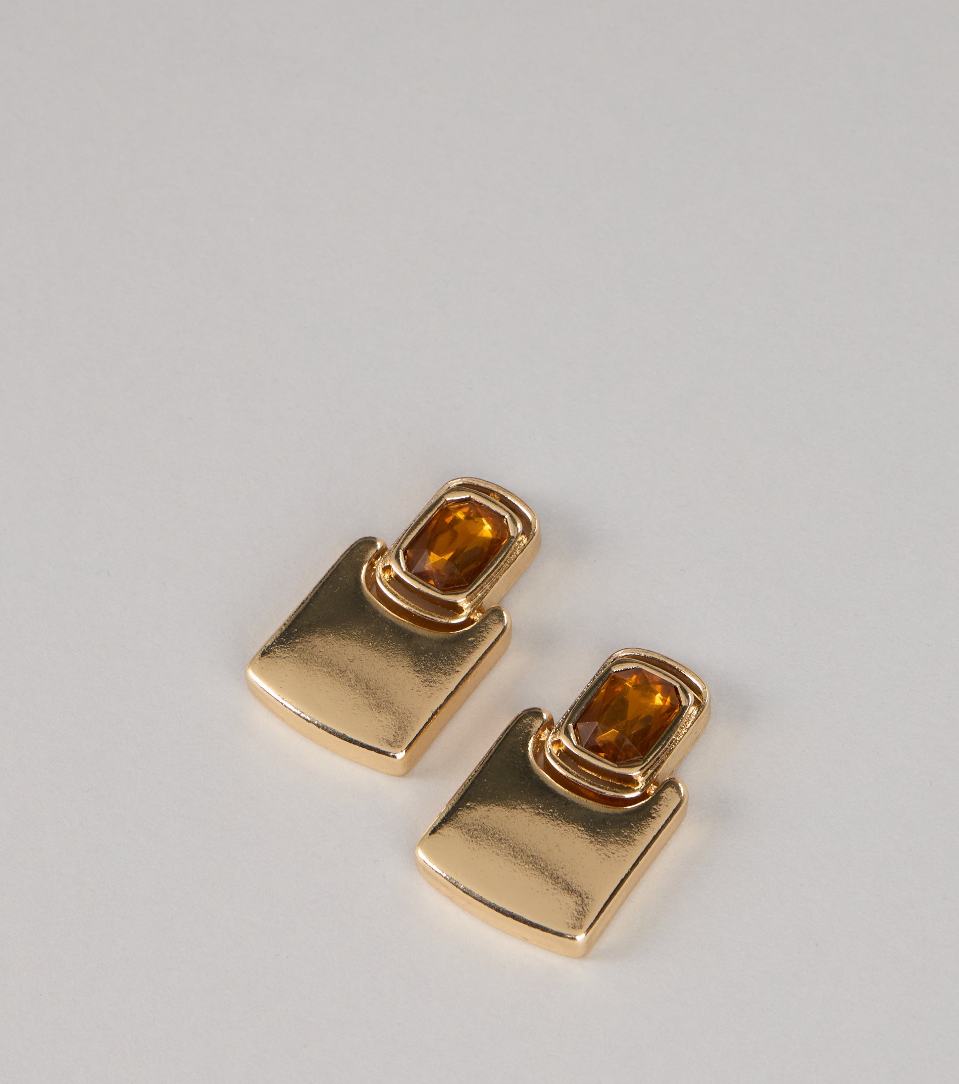 Midnight Spark Garnet Statement Earrings