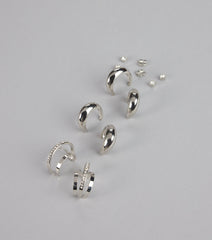 Everyday Luxe Hoop and Stud Set