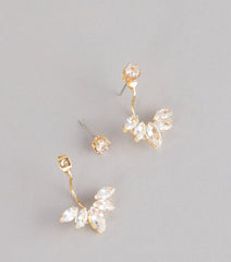 Styled Sparkle Cubic Zirconia Earrings