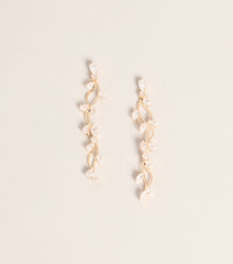 Whisper Shine Leaf Earrings