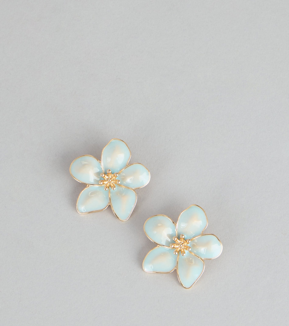 Chic Bloom Flower Statement Stud Earrings