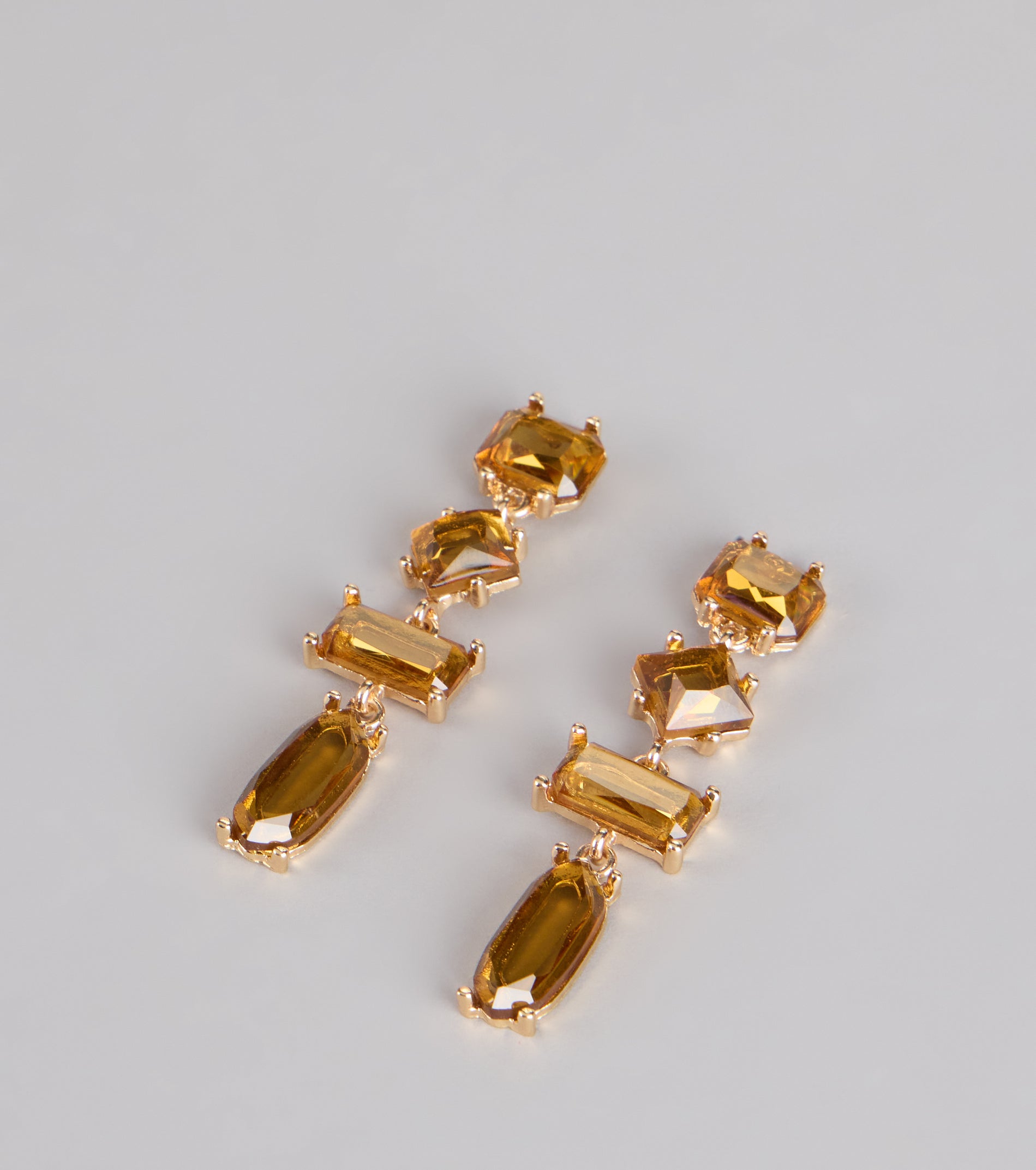 Elevated Glow Gem Rhinestone Earrings