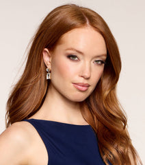 Polished Plans Rhinestone Drop Earrings