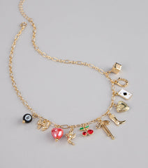 Good Vibes Only Charm Necklace