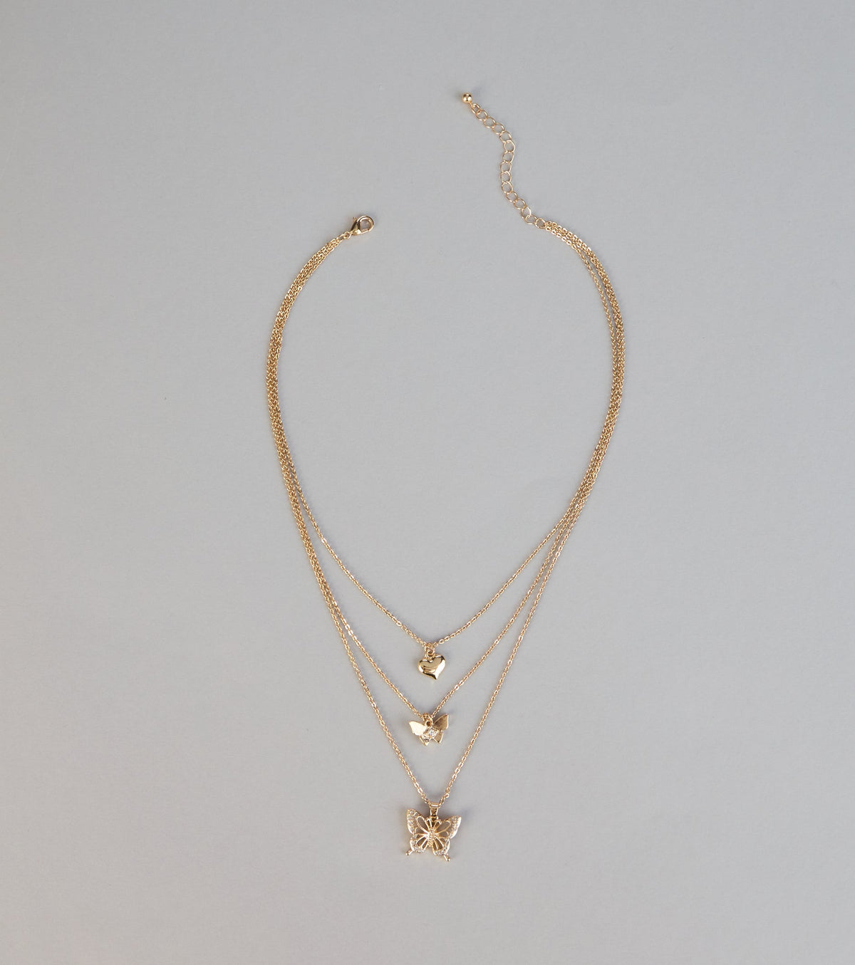 Flutter And Glow Layered Necklace