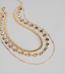 Link Up Layered Necklace
