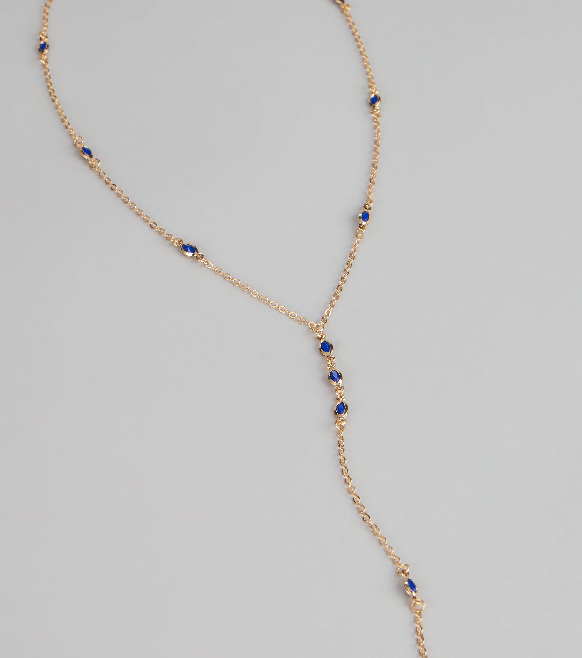Midnight Details Colored Stone Necklace