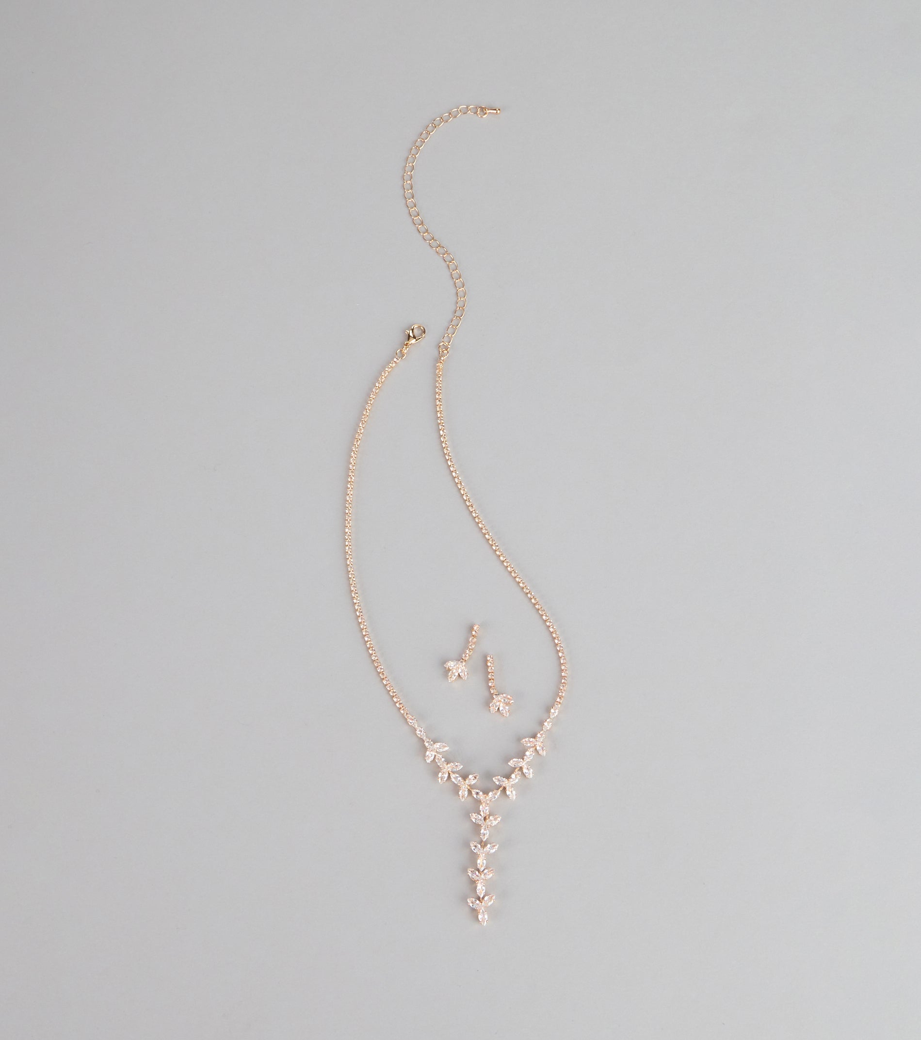 Soft Spark Vine Necklace Set
