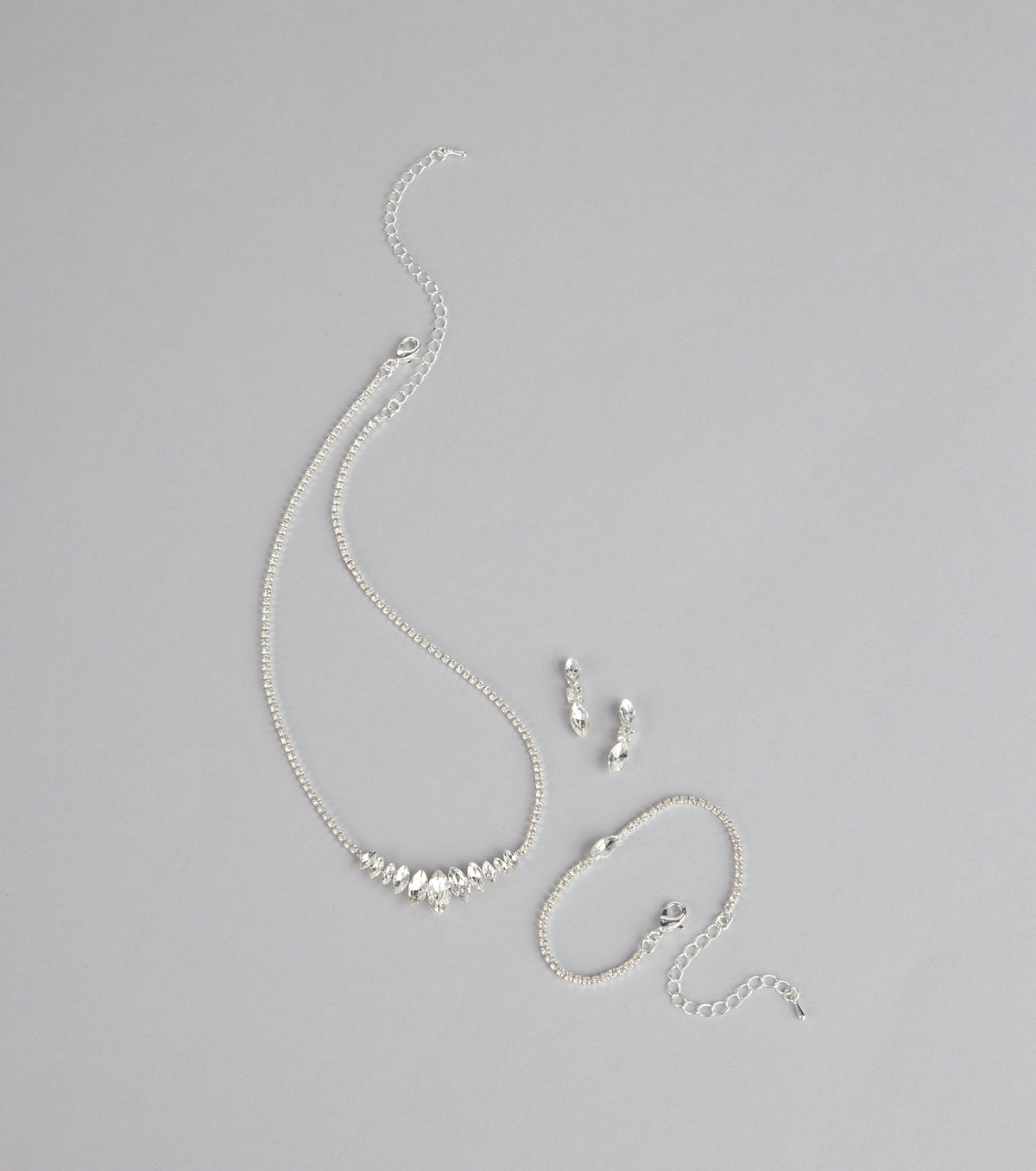Dazzle Point Marquise Jewelry Set