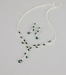 Enchanted Forest Marquise Jewelry Set
