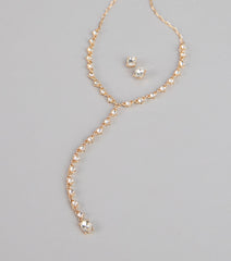 Light the Night Sparkle Necklace And Earrings Set