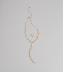Light the Night Sparkle Necklace And Earrings Set