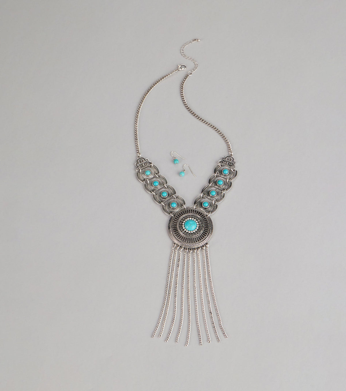 Western Trails Necklace And Earrings Set