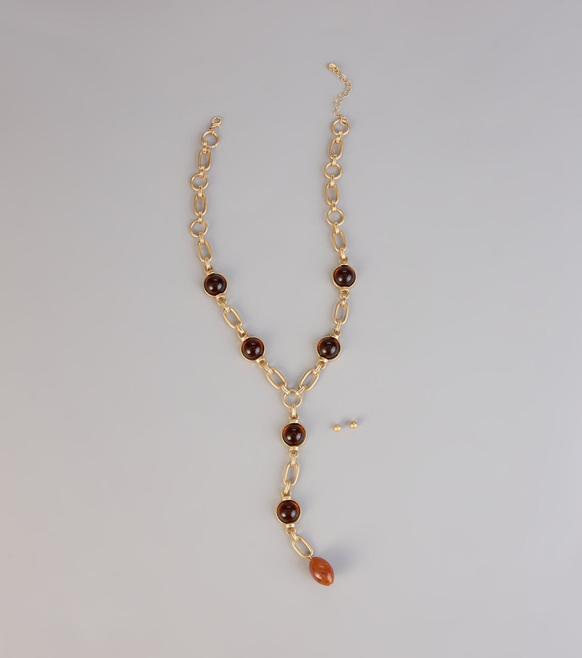 Modern Muse Beaded Lariat Necklace Set