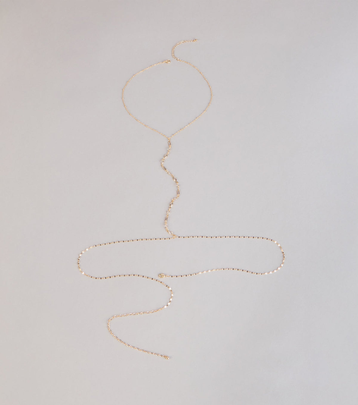 Sunlit Sparkle Rhinestone Body Chain