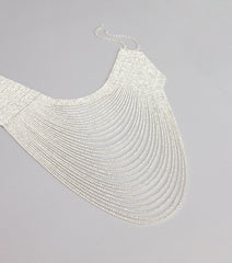 Cascade Queen Rhinestone Choker Necklace