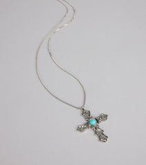 Soul Stone Cross Necklace