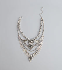 Free Spirit Stunner Layered Statement Necklace