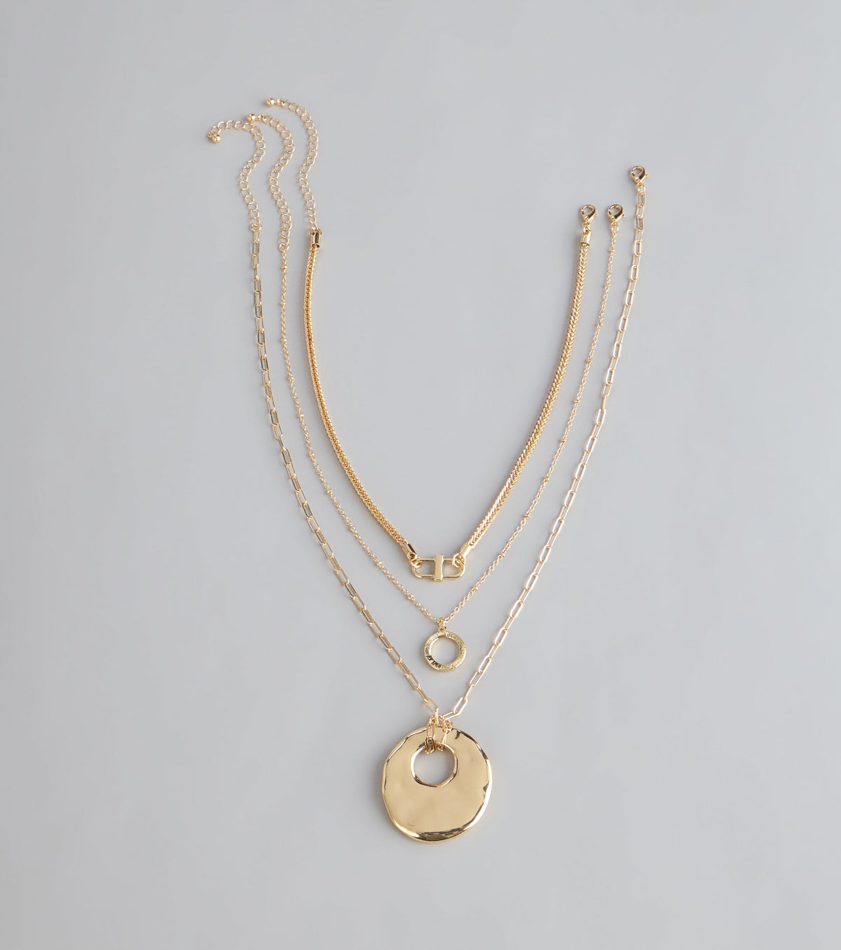 Polished Plans Three-Piece Necklace