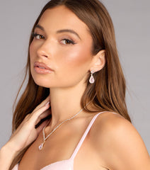 Sweet Luxe Rhinestone Jewelry Set