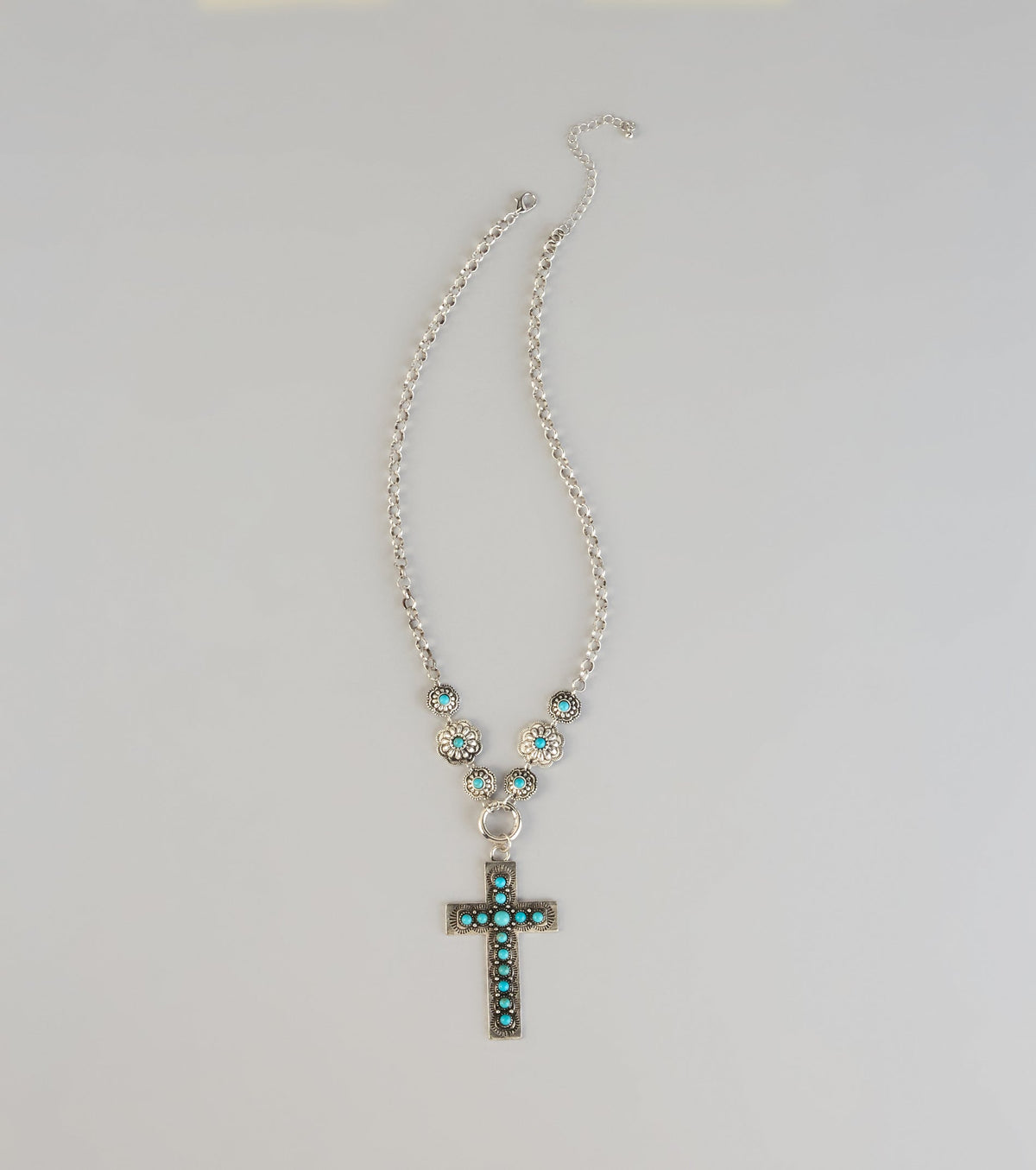 Wildflower Spirit Cross Necklace
