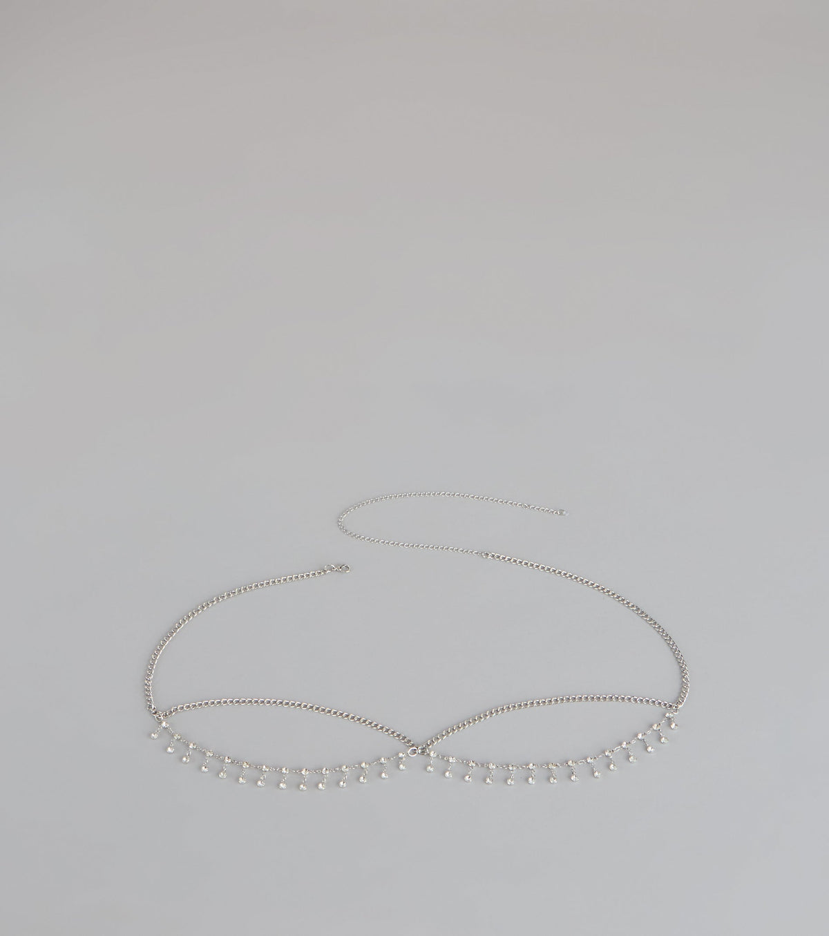 Dainty Drama Rhinestone Belly Chain