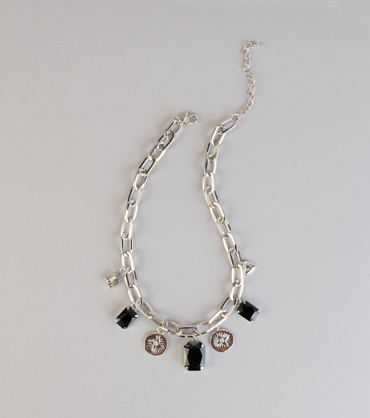 Bold Moves Only Statement Charm Necklace