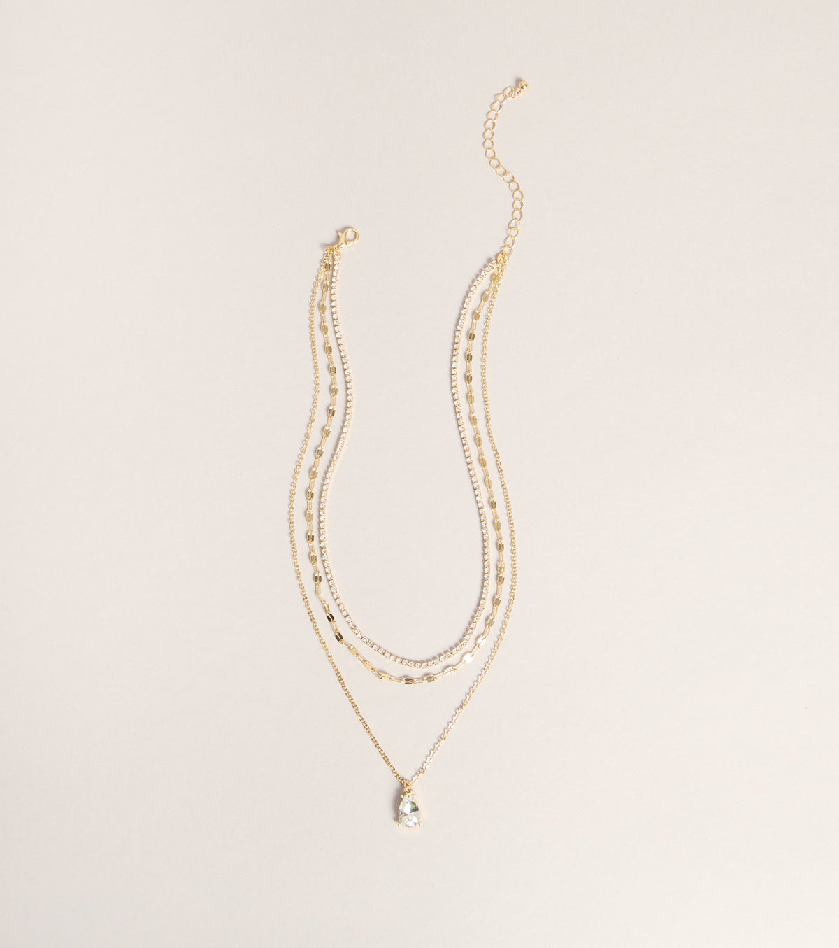First Class Sparkle Rhinestone Necklace