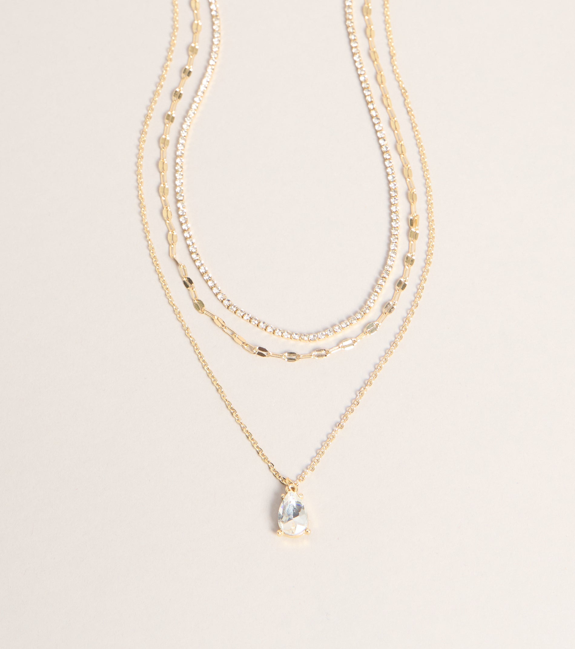 First Class Sparkle Rhinestone Necklace