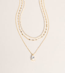 First Class Sparkle Rhinestone Necklace