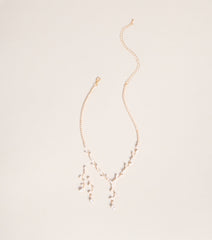 Delicate Drip Rhinestone Jewelry Set