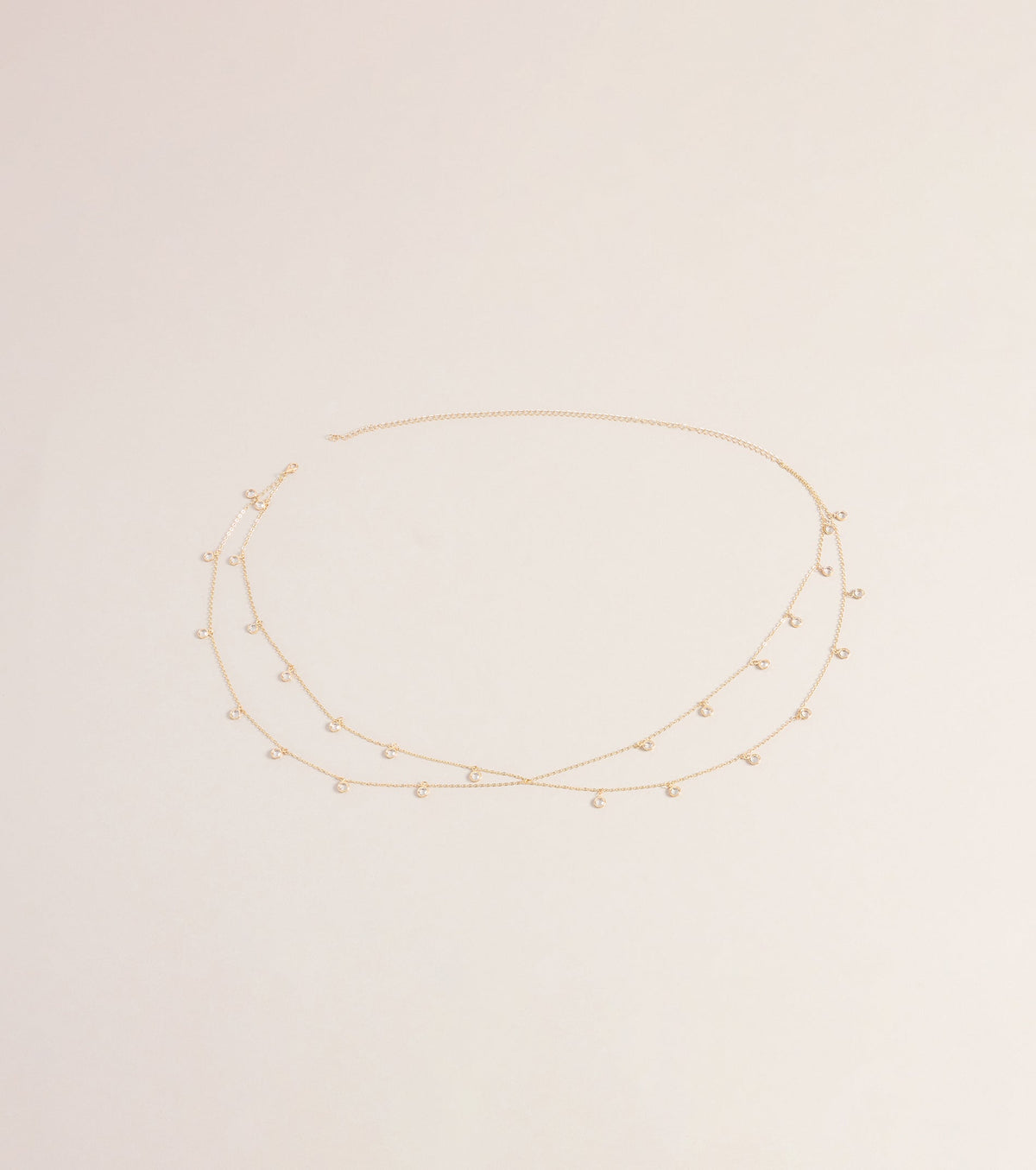 Pretty Shine Layered Stone Belly Chain