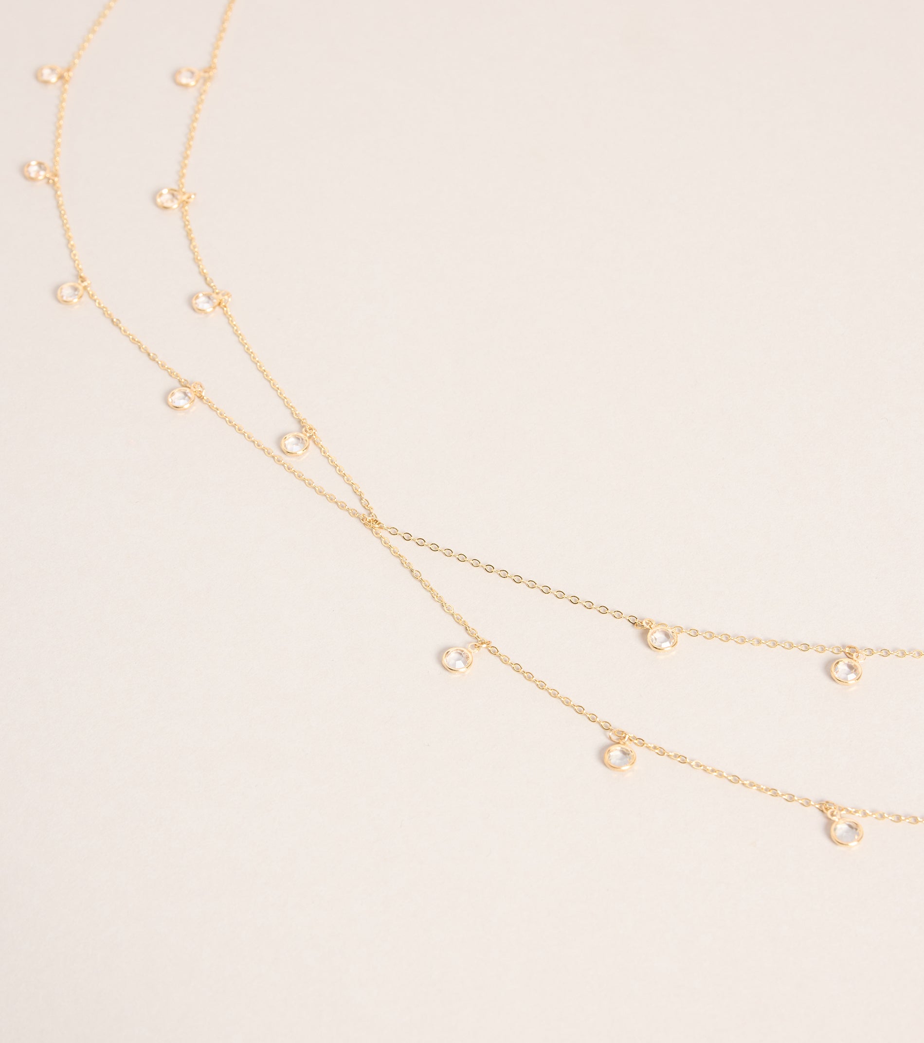Pretty Shine Layered Stone Belly Chain