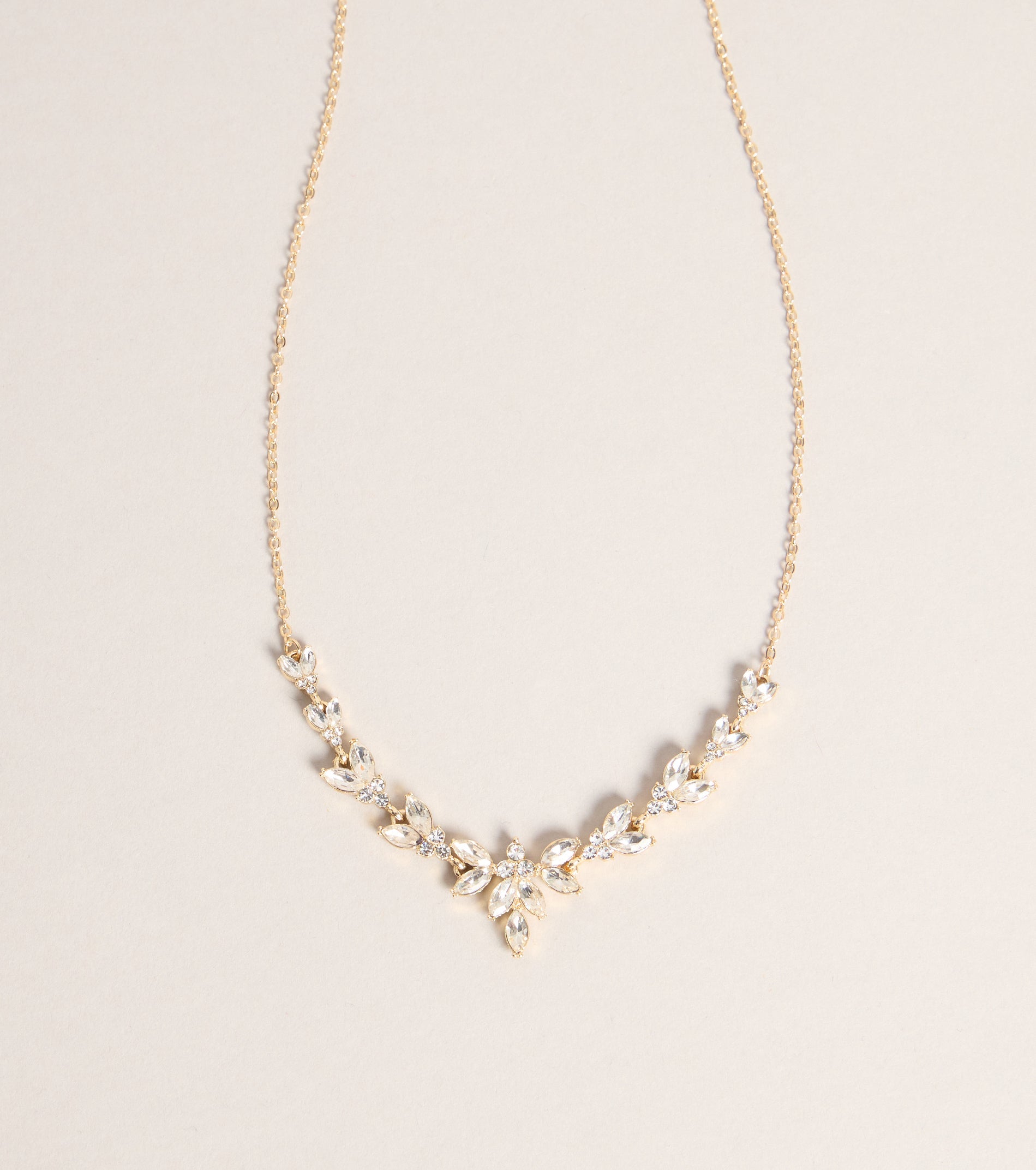 Just Add Sparkle Rhinestone Necklace And Earrings Set