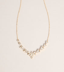 Just Add Sparkle Rhinestone Necklace And Earrings Set