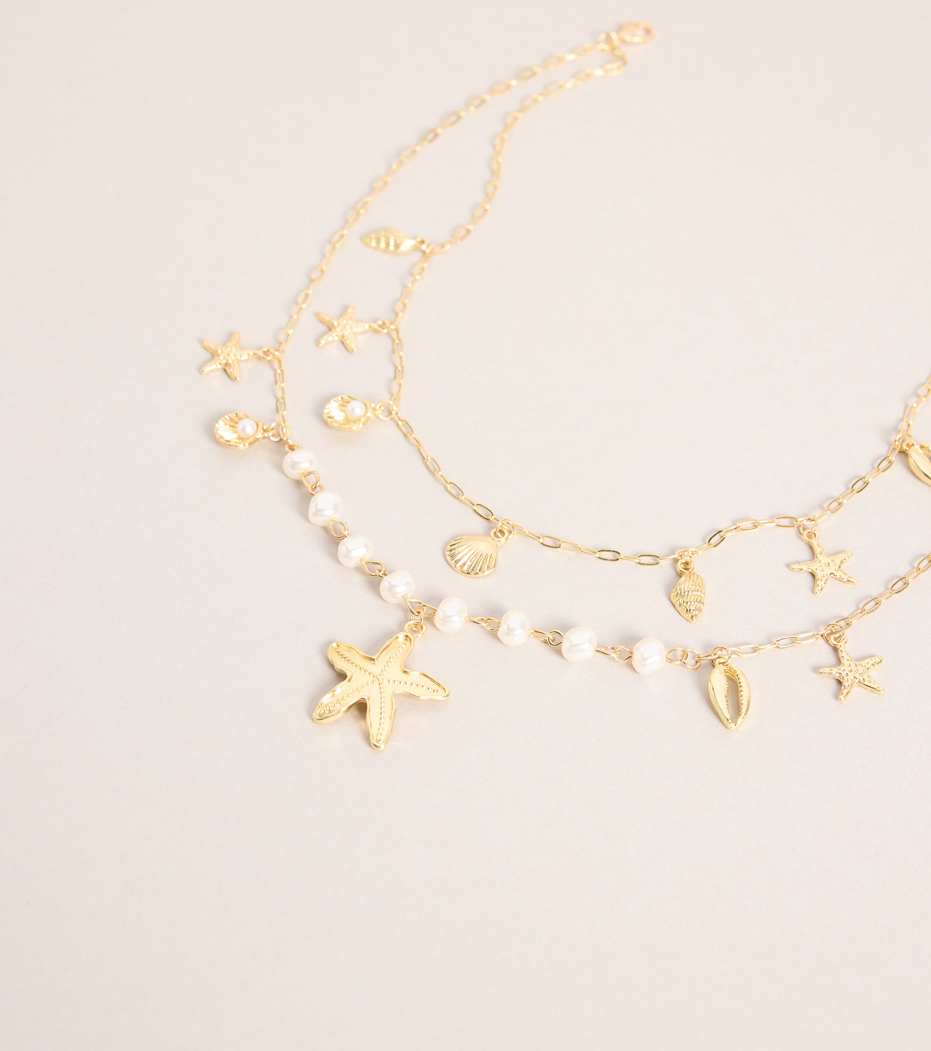 Sea You There Pearl Charm Necklace